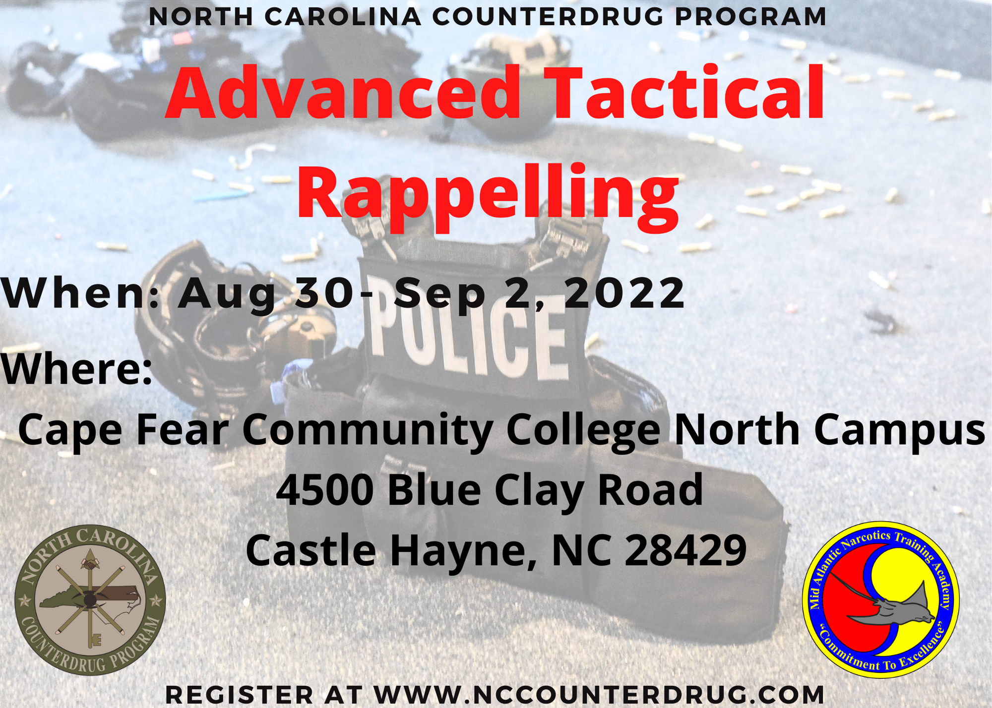 Advanced Tactical Rappelling - North Carolina Counterdrug Program