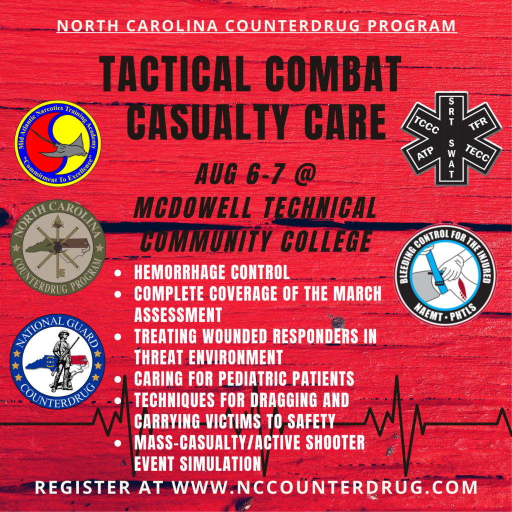 Tactical Combat Casualty Care North Carolina Counterdrug Program